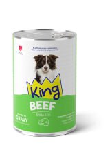 Sos İçerisinde Et Parçacıklı Dana Etli Köpek Konservesi 400 G x 12 Adet