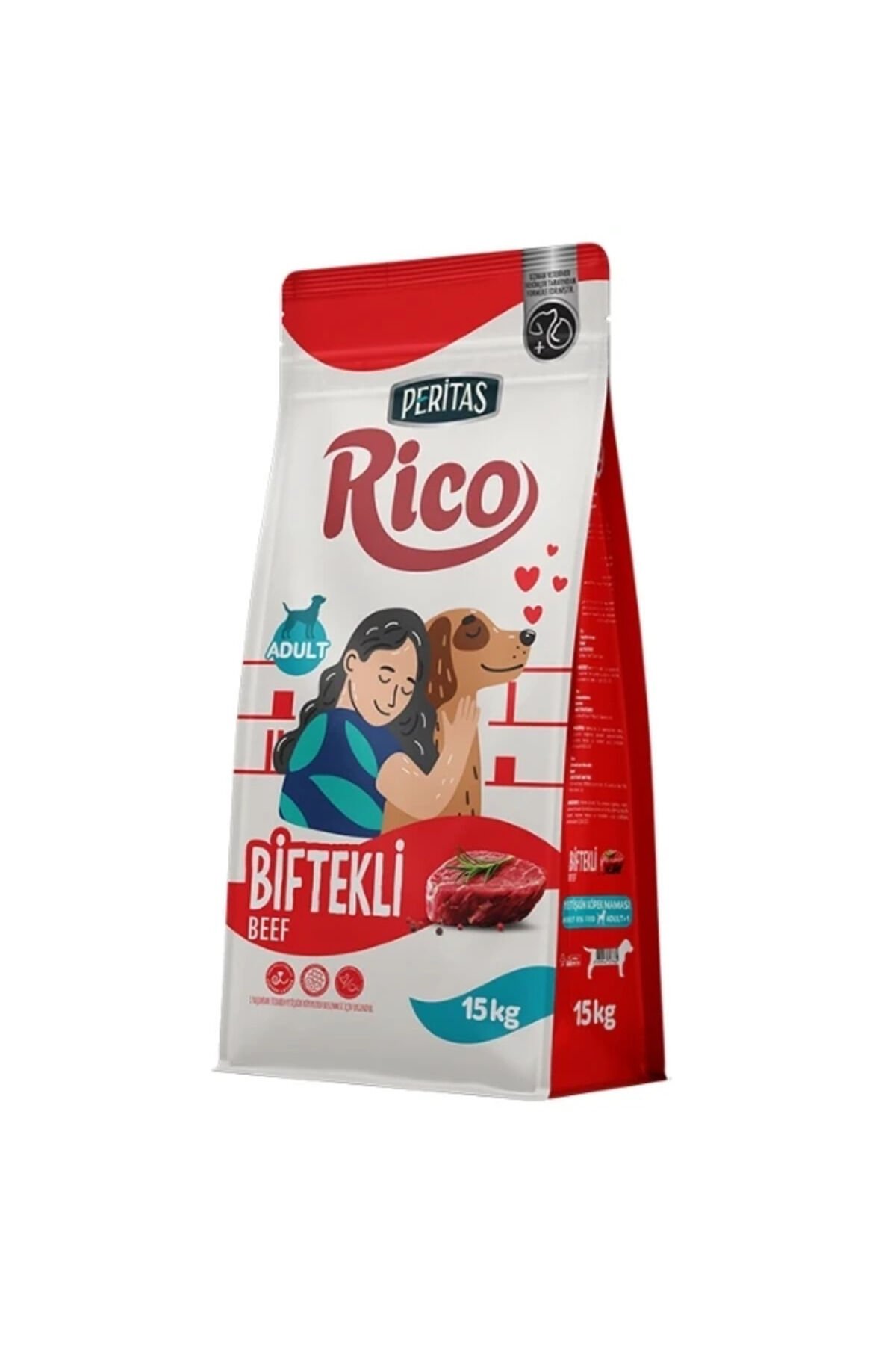 Biftekli Yetişkin Köpek Maması 15 Kg