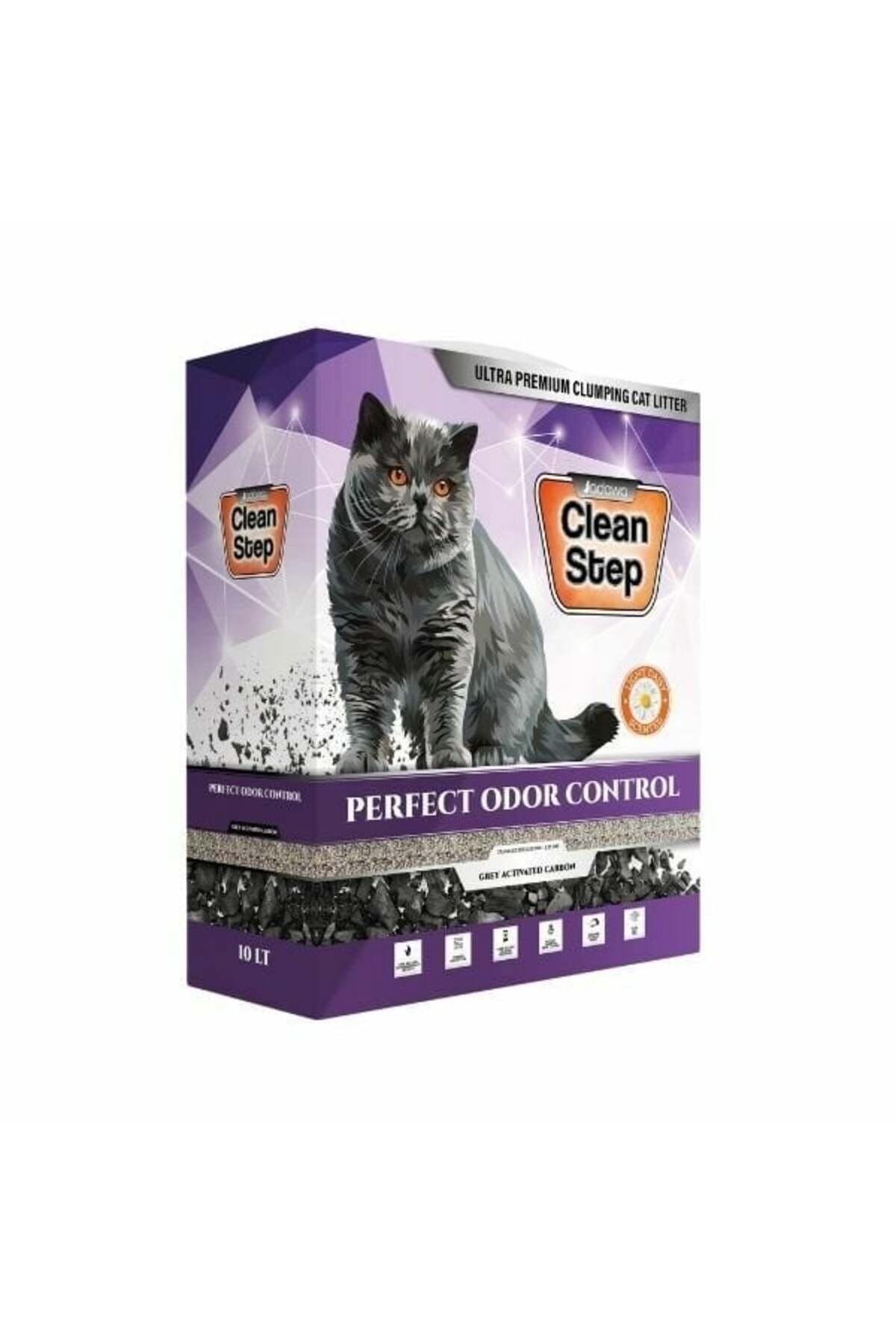 Clean Step Perfect Odor Control Aktif Karbonlu Mükemmel Koku Kontrolü Papatya Kokulu Ince Tane Topak