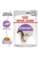 Sterilised Jelly Kısırlaştırılmış Yetişkin Kedi Yaş Maması 12 x 85 Gr