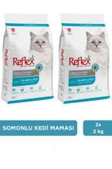 Kısırlaştırılmış / Sterilised Somonlu ve Pirinçli Kedi Maması 2 kg x 2