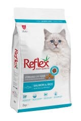 Kısırlaştırılmış / Sterilised Somonlu ve Pirinçli Kedi Maması 2 kg