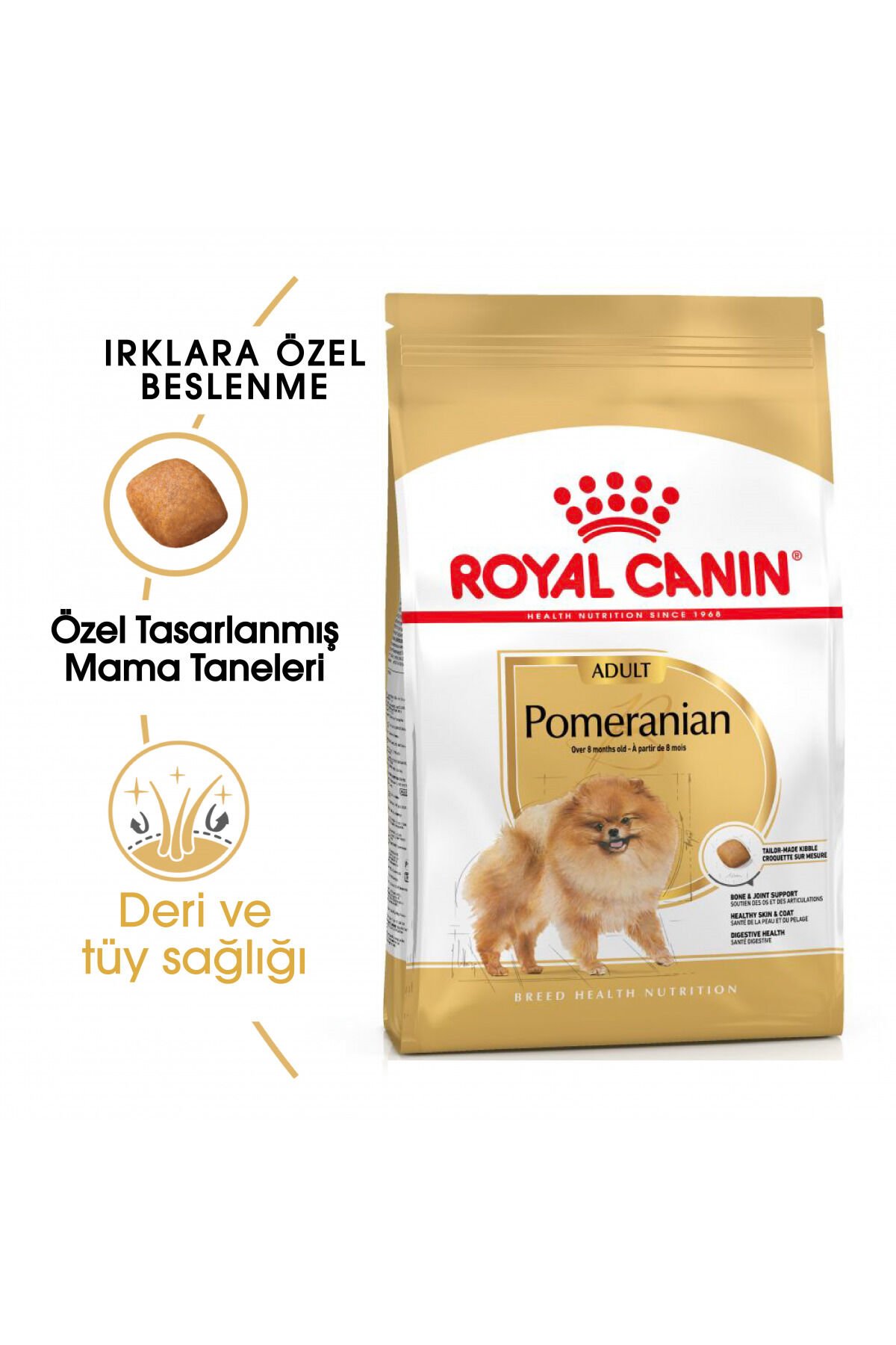 Pomeranian Yetişkin Köpek Maması 1.5 Kg tazemama1001209261 - 125501500 - Petshopundan