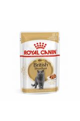 British Shorthair Adult Pouch Yetişkin Kedi Konservesi 12 Adet 85 Gr