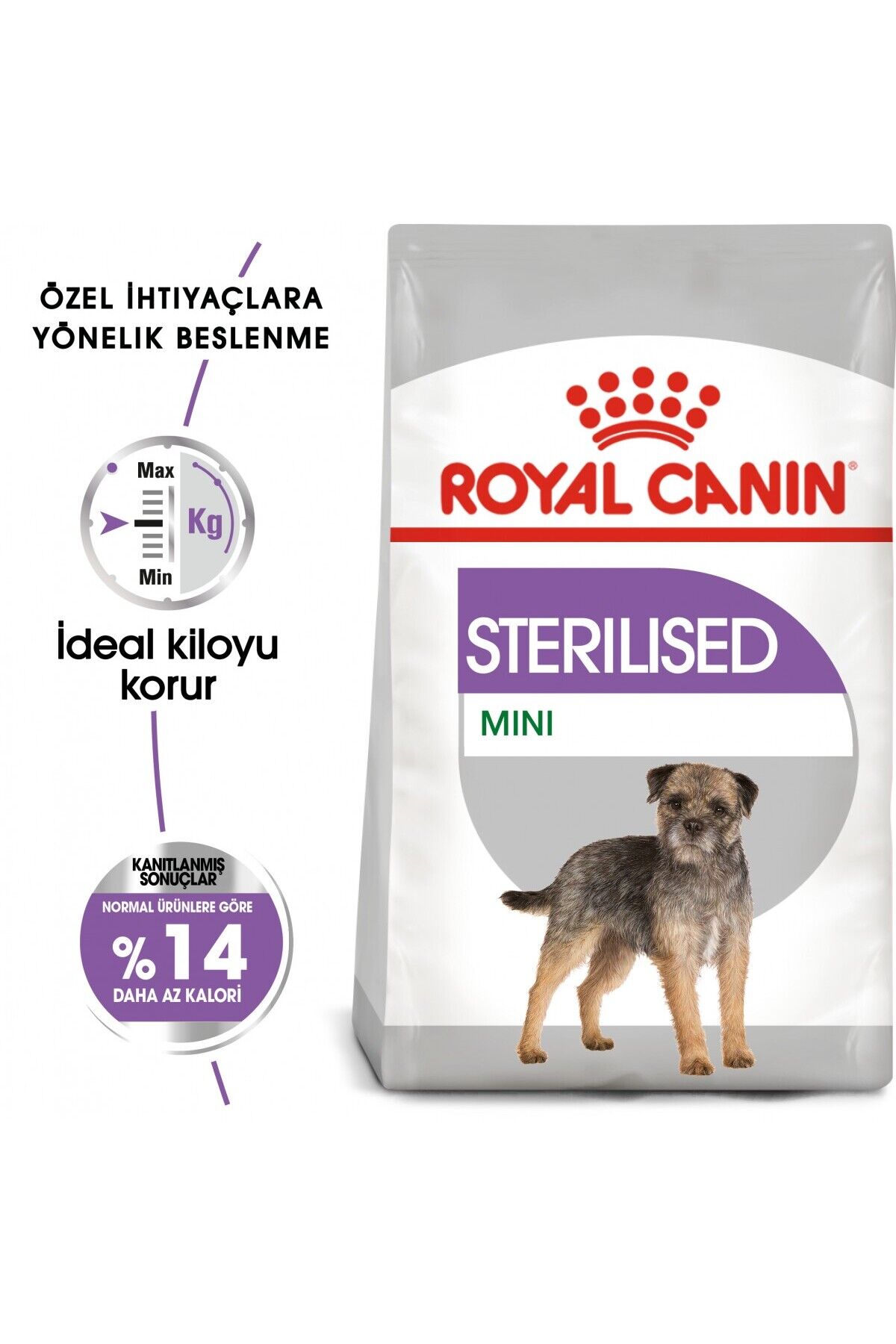 Mini Sterilised Yetişkin Kısırlaştırılmış Köpek Maması 3 Kg