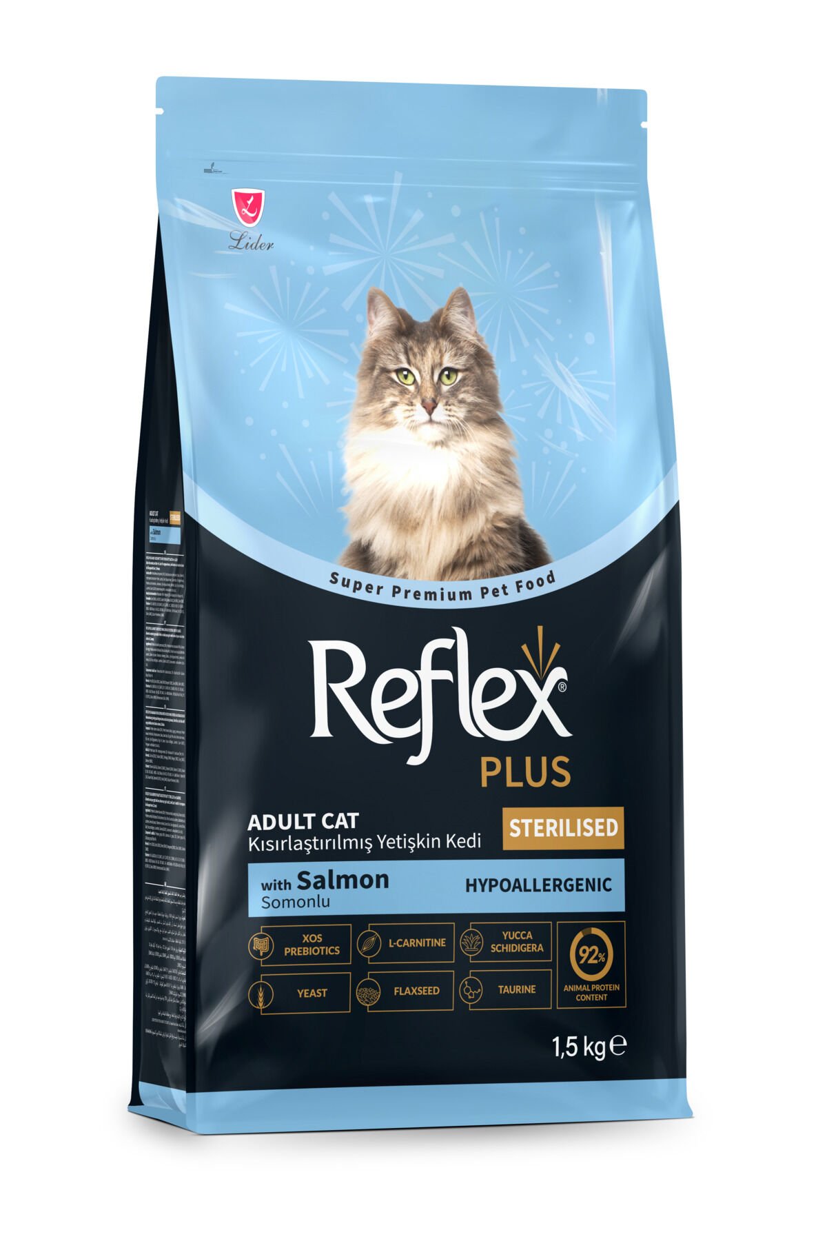 Plus Hipoalerjenik  Kısırlaştırılmış/Sterilised Yetişkin Kedi Maması 1,5 kg