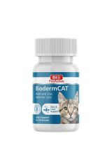 Bioderm Kediler Için Tüy Dökme Önleyici Biotin Ve Çinko Vitamin 100 Tablet