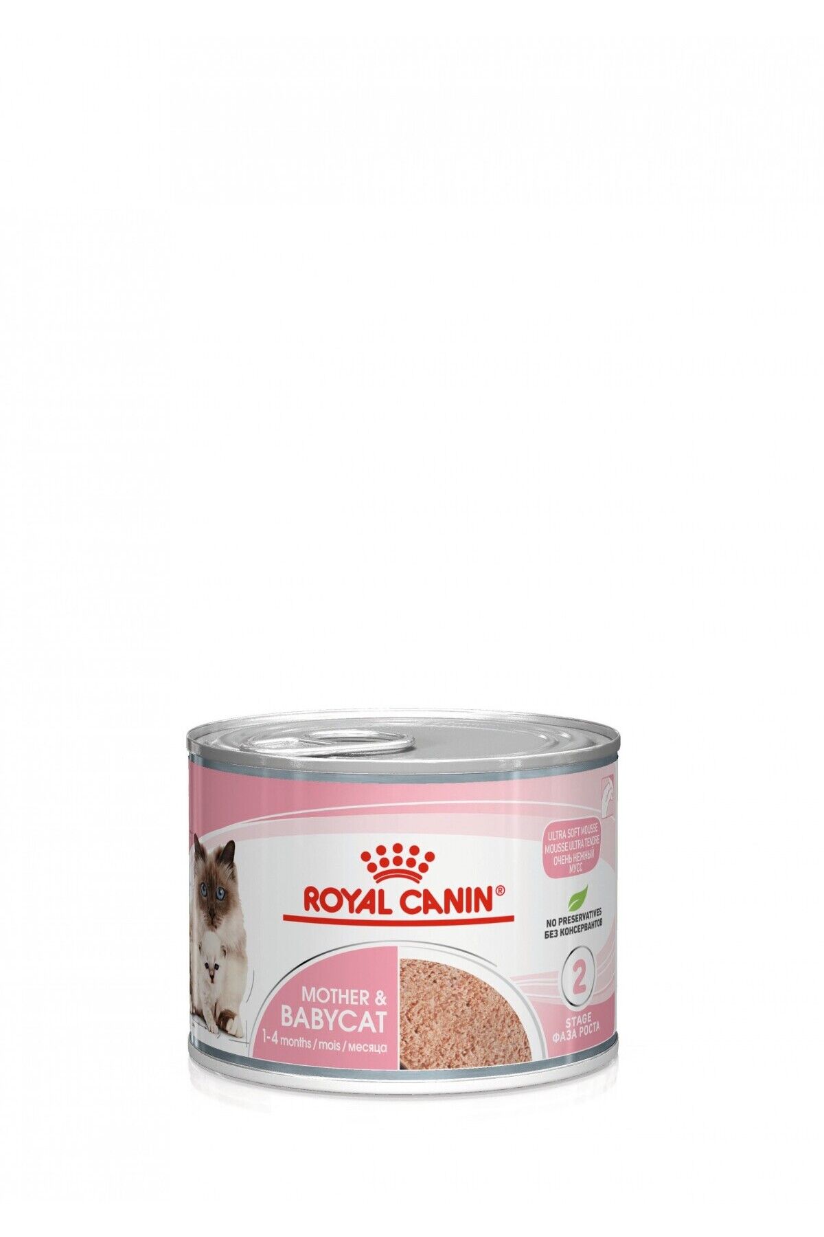 Mother&babycat Gebe/laktasyondaki Anne Ve Yavru Kedi Için Kedi Konservesi 195g