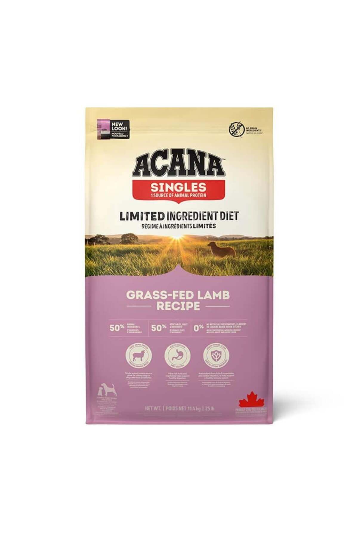 Grass-Fed Lamb Kuzulu Kuru Köpek Maması 11.4 Kg